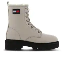 Foot Locker Tommy Jeans Urban Sneakers Dames - Grijs - Maat 39 - Leer aanbieding