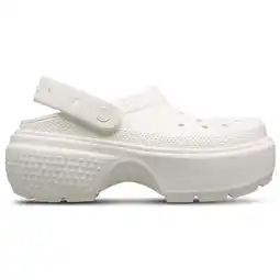 Foot Locker Crocs Stomp Slippers en Sandalen Dames - Wit - Maat 41-42 - Thermoplastische aanbieding