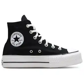 Foot Locker Converse Ctas Lift High Sneakers Dames - Zwart - Maat 35 - Canvas aanbieding