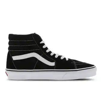 Foot Locker Vans SK8-Hi Sneakers Heren - Zwart - Maat 40 - Leer aanbieding
