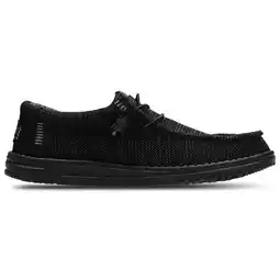 Foot Locker HEYDUDE Wally Stretch Sox Sneakers Heren - Zwart - Maat 40 - Canvas aanbieding