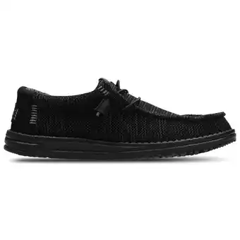 Foot Locker HEYDUDE Wally Stretch Sox Sneakers Heren - Zwart - Maat 40 - Canvas aanbieding