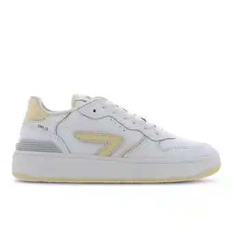 Foot Locker HUB Smash Sneakers Dames - Wit - Maat 37 - Leer aanbieding
