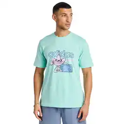 Foot Locker Adidas Graphics T-shirts Heren - Paars - Maat XS aanbieding