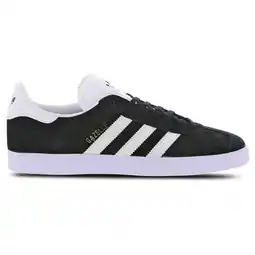 Foot Locker Adidas Gazelle Sneakers Heren - Zwart - Maat 41 1/3 - Leer aanbieding