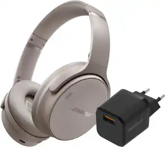 Coolblue Bose QuietComfort Headphones Beige + Oplader aanbieding