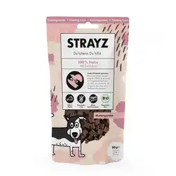 Zooplus 4x80g biologische kip STRAYZ BIO trainingssnack hondensnack aanbieding