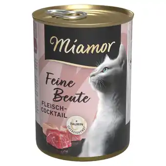 Zooplus Miamor Fijne Prooi 24 x 400 g Kattenvoer - Vleescocktail aanbieding