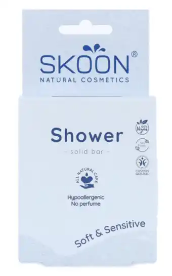 De Online Drogist Skoon Shower Bar Soft & Sensitive Hypoallergeen aanbieding