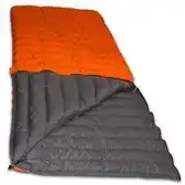 Bol.com LOWLAND OUTDOOR Donzen slaapzak - Super compact blanket - 210 x 80 cm - 590gr +8°C aanbieding