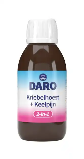 De Online Drogist Daro 2-in-1 Kriebelhoest + Keelpijn Drank aanbieding