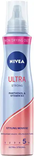 Bol.com NIVEA Ultra Strong Styling Mousse - 150 ml - Haarmousse aanbieding