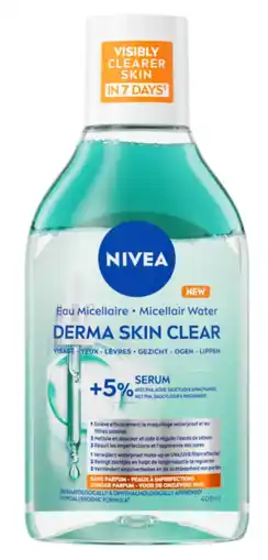 De Online Drogist Nivea Micellair Water Derma Skin Clear +5% Serum aanbieding