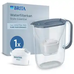 De Online Drogist Brita Waterfilterkan Style Essential Cool Stone Blue aanbieding