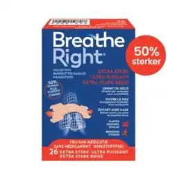 De Online Drogist Breathe Right Neusstrips Extra Sterk aanbieding