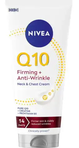 De Online Drogist Nivea Q10 Firming + Anti-Wrinkle Neck & Chest cream aanbieding