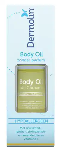 De Online Drogist Dermolin Body Oil Hypoallergeen aanbieding