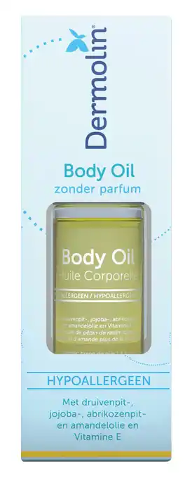 De Online Drogist Dermolin Body Oil Hypoallergeen aanbieding
