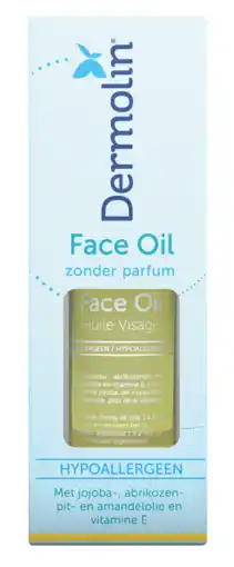 De Online Drogist Dermolin Face Oil Hypoallergeen aanbieding