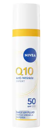 De Online Drogist Nivea Q10 Expert Daily Anti-UV Fluid SPF50 aanbieding