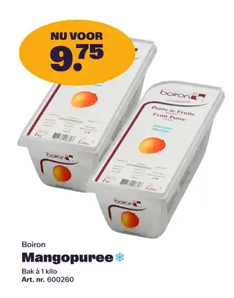 Bidfood Boiron Mangopuree aanbieding