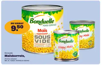 Bidfood Bonduelle Maïskorrels aanbieding