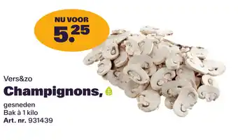 Bidfood Vers&zo Champignons aanbieding