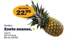 Bidfood Vers&zo Zoete ananas, aanbieding