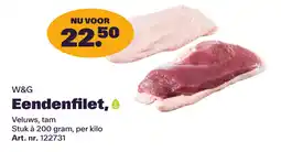 Bidfood W&G Eendenfilet aanbieding
