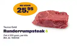 Bidfood Taurus Gold Runderrumpsteak aanbieding