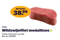 Bidfood W&G Wildzwijnfilet medaillons aanbieding