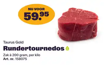 Bidfood Taurus Gold Rundertournedos aanbieding