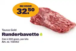Bidfood Taurus Gold Runderbavette aanbieding