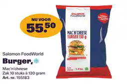 Bidfood Salomon FoodWorld Burger aanbieding