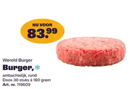 Bidfood Wereld Burger aanbieding