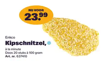 Bidfood Enkco Kipschnitzel aanbieding