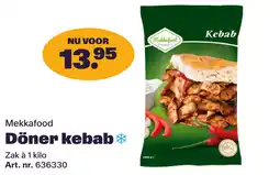 Bidfood Mekkafood Döner kebab aanbieding