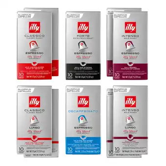 Koffievoordeel.nl Proefpakket Illy - 100 koffiecapsules aanbieding