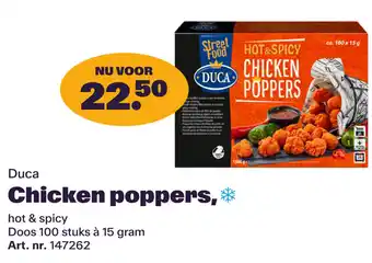 Bidfood Duca Chicken poppers aanbieding