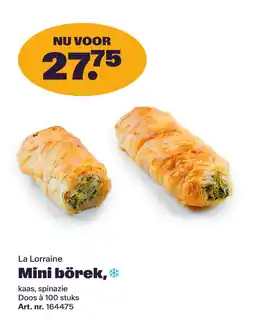 Bidfood La Lorraine Mini börek aanbieding