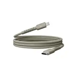 MediaMarkt Fresh 'n Rebel Flexwave Silicone Braided Usb-c Naar Lightning Usb-kabel 2 M Dried Green aanbieding