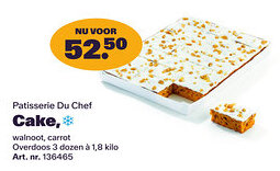 Bidfood Patisserie Du Chef Cake aanbieding
