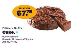 Bidfood Patisserie Du Chef Cake aanbieding
