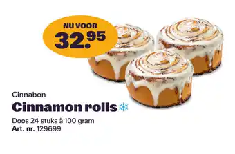 Bidfood Cinnabon Cinnamon rolls aanbieding