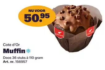 Bidfood Cote d'Or Muffin aanbieding