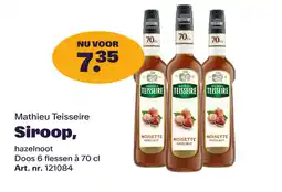 Bidfood Mathieu Teisseire Siroop aanbieding