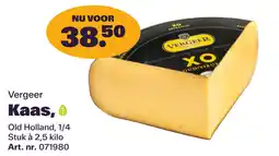 Bidfood Vergeer Kaas aanbieding