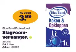 Bidfood vervanger, Blue Band Professional Slagroom- aanbieding