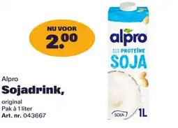 Bidfood Alpro Sojadrink aanbieding
