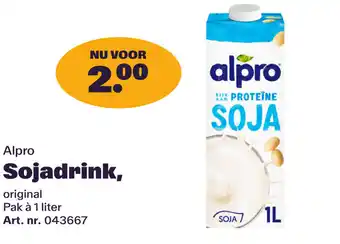 Bidfood Alpro Sojadrink aanbieding